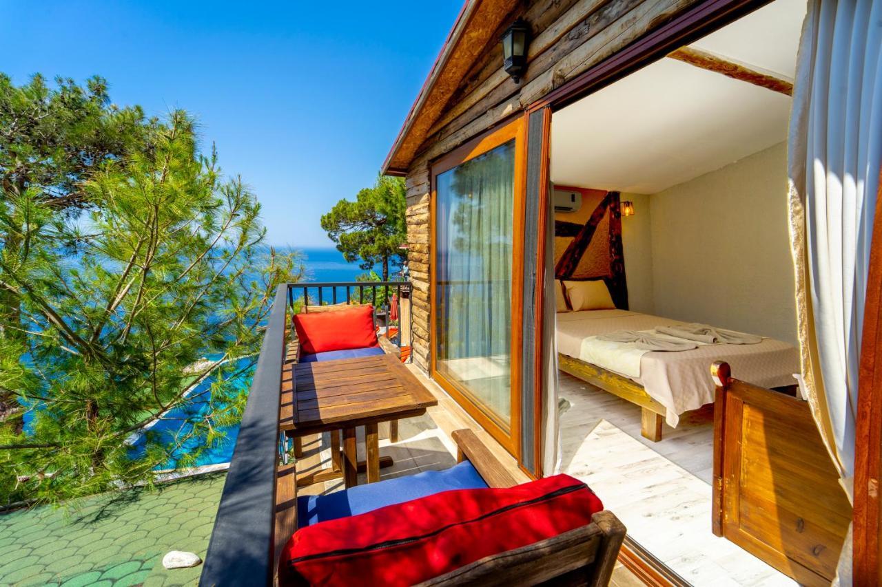 לינה וארוחת בוקר פאטהיה Manzara Bungalow מראה חיצוני תמונה